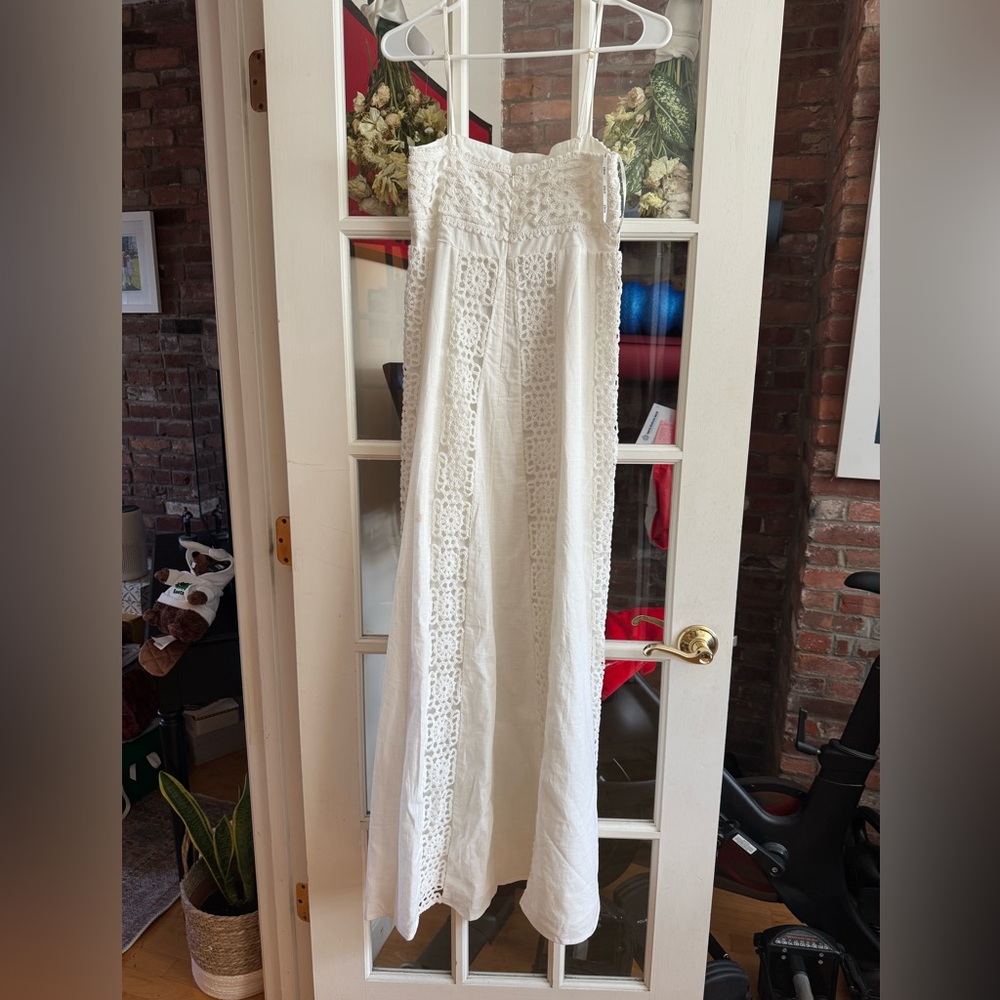 Sabo Skirt White Lace Maxi Dress